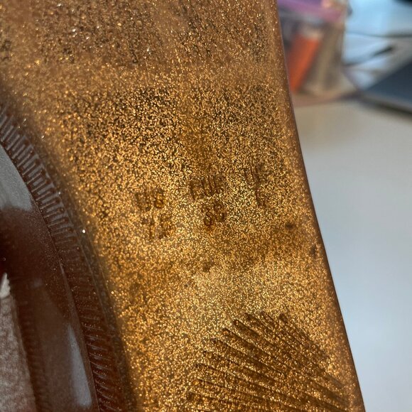 Pink Sparkle Jelly Platform Sandals - Picture 7 of 7